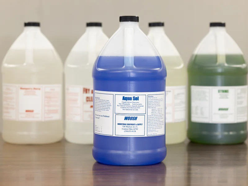 Professional-grade cleaning chemicals in bulk quantities for commercial use
