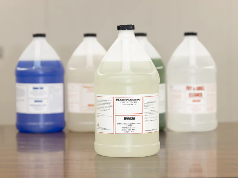 Professional fleet and vehicle wash chemicals for commercial operations